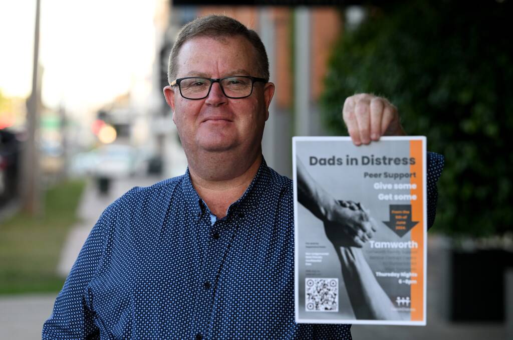 Dads in Distress organiser Philip Penfold is inviting locals to the Tamworth Hotel to learn more about the organisation and its weekly support sessions for separated dads. Picture by Gareth Gardner