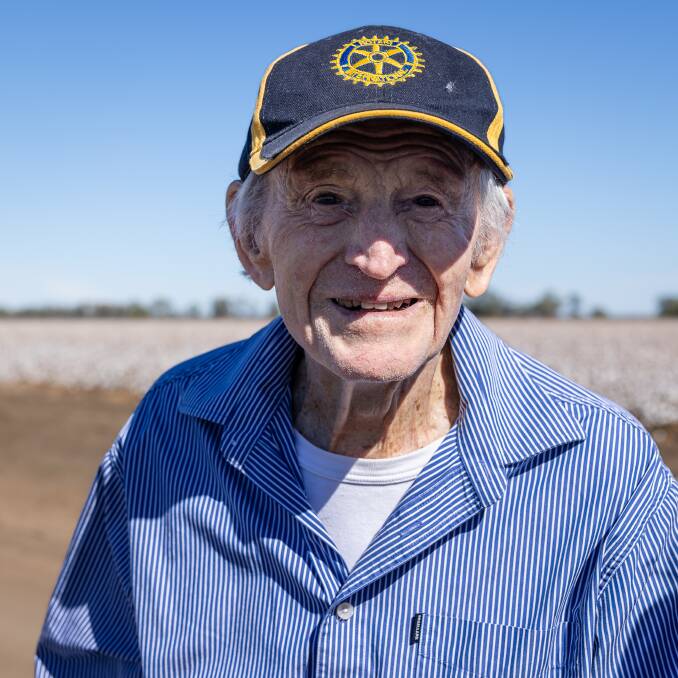 Even into retirement, Frank lived and breathed farming. It was a part of who he was. Picture supplied by John Burgess Photography.