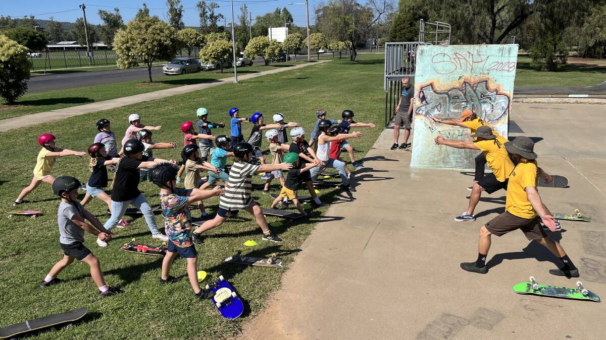 A free skate workshop will be held at the Gunnedah Skatepark during the Spring school holidays. Picture supplied.