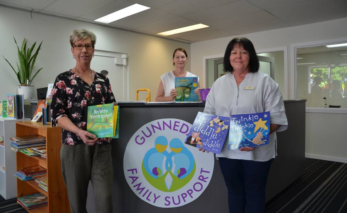 HERE TO HELP: The team from Gunnedah Family Support is encouraging locals to pop in to their new office during National Children's Week. Photo: Billy Jupp 