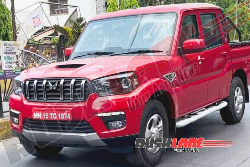 2025 Mahindra Pik-Up spied with Scorpio-inspired facelift