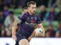 Melbourne's Cameron Munster will play his 200th NRL game when the Storm play the Gold Coast. (Scott Barbour/AAP PHOTOS)